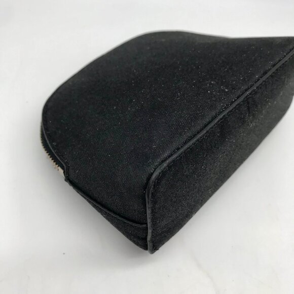 Kate Spade Black Glitter Fabric Joeley Dome Pouch - Picture 9 of 10